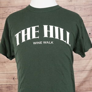 THE HILL WINE WALK ST LOUIS MO ITALIA ITALIAN GREEN TSHIRT SIZE L‎ LARGE